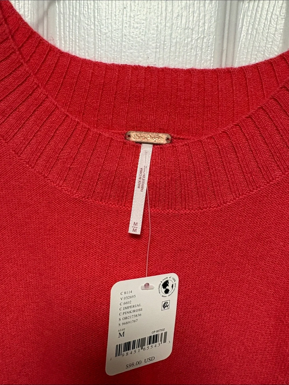 NWT Free People Laurel Vest